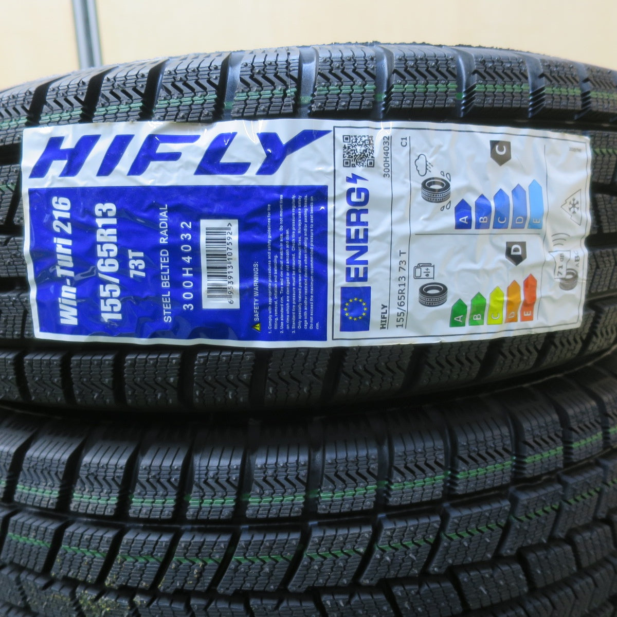 未使用！25年★スタッドレス 155/65R13 ハイフライ Win-turi 216 EMBELY 社外 アルミ 13インチ PCD100/4H★5123107イス
