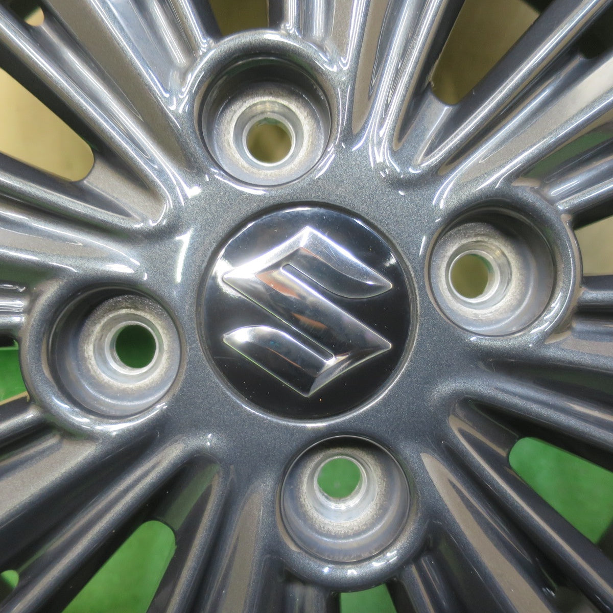 美品★スズキ MK53S スペーシア カスタム 純正 165/55R15 ブリヂストン エコピア EP150 15インチ PCD100/4H★6022309イノ
