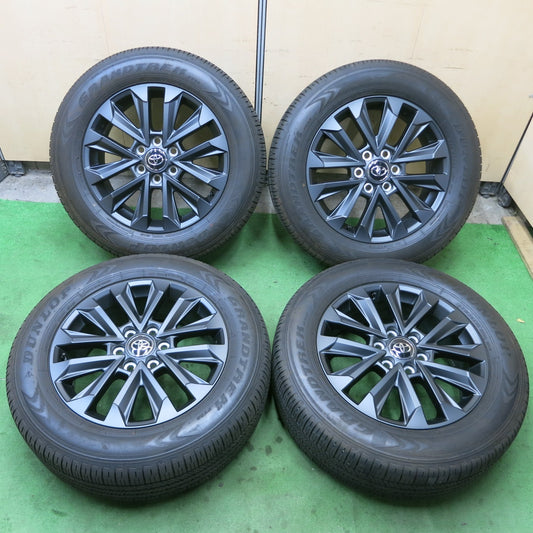 ほぼ新車外し！24年★トヨタ ランクル 250 ZX 純正 265/60R20 ダンロップ グラントレック PT22 20インチ PCD139.7/6H★5051401ナノ