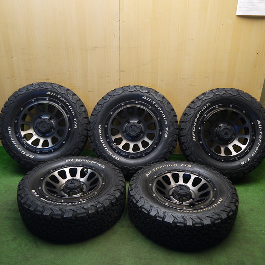 バリ溝！キレイ！9分！5本！スペア未使用★DELTA FORCE OVAL 215/70R16 100/97R BFグッドリッチ All-Terrain T/A KO2 16インチ デルタフォース オーバル PCD139.7/5H★6031106Hノ