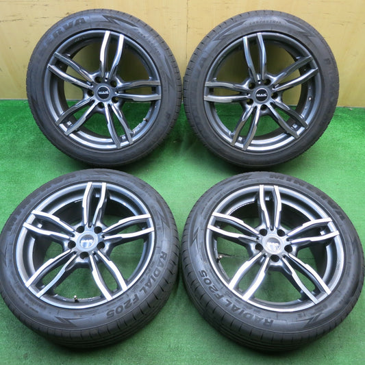 バリ溝！24年！9分★BMW 等 MAK LUFT FF 245/45R18 ミネルバ ラジアル F205 18インチ PCD112/5H★5042202TNノ