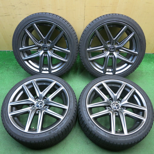 センサー付★レクサス IS Fスポーツ 純正 255/35R18 スタッドレス ダンロップ ウインターマックス 03 18インチ PCD114.3/5H★6022310HAス