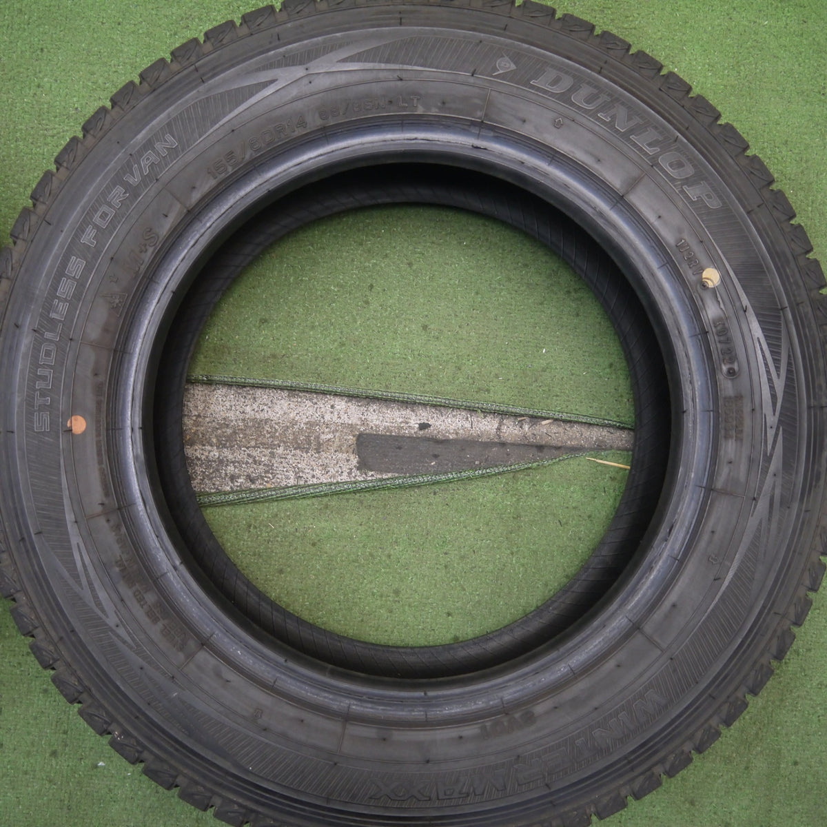 バリ溝！22年！9.5分◎スタッドレス 155/80R14 88/86N ダンロップ ウインターマックス SV01 タイヤ 14インチ サクシード プロボックス 等◎6090102Hスタ