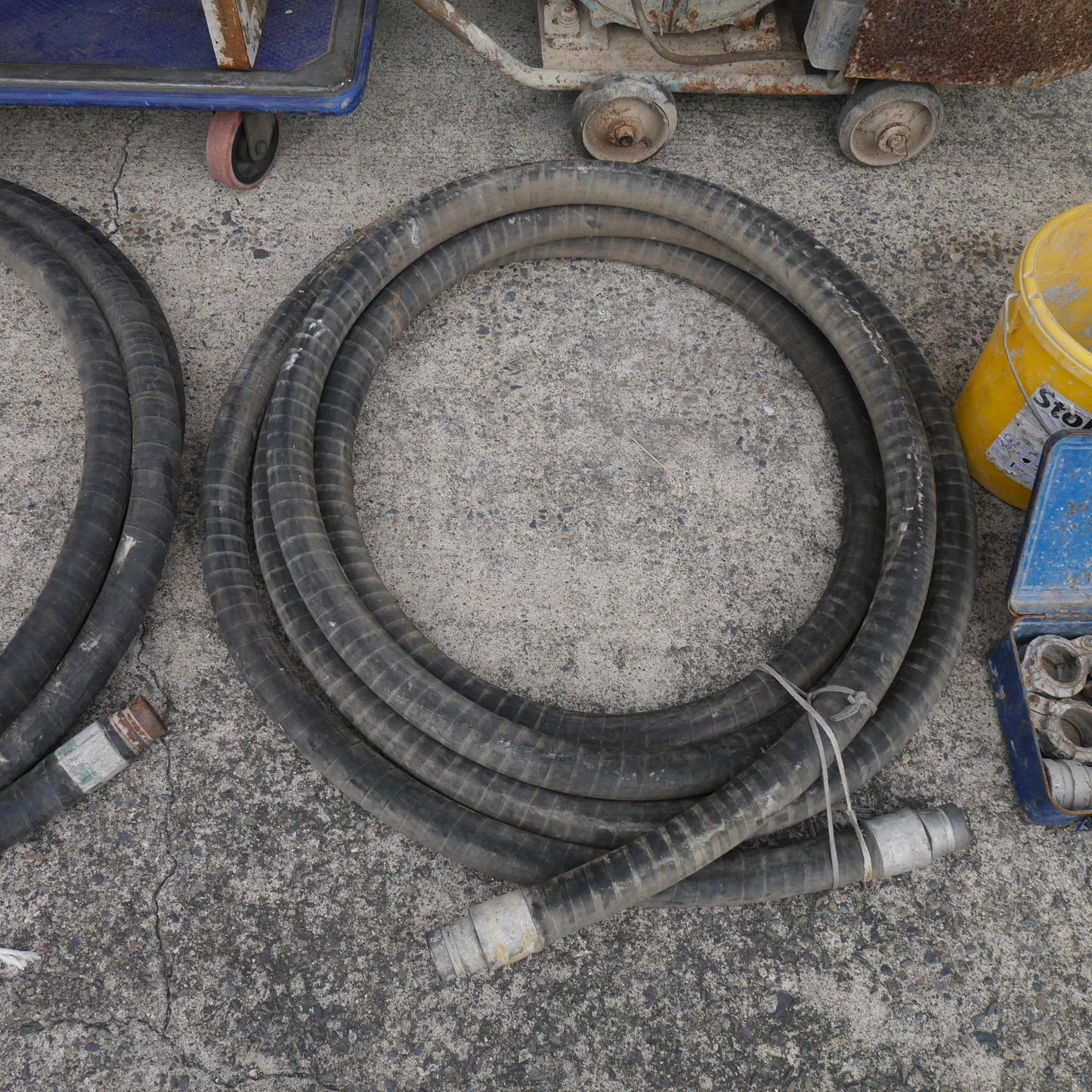 【岐阜発 直接引取限定】付属品付き☆大一 モルタル ポンプ 形式 不明 ホース ホッパー付き 生 コンクリート かくはん 撹拌 機 土方 建築 現状品☆