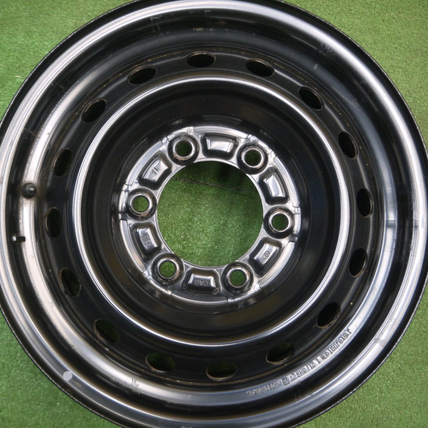 [送料無料] キレイ★トヨタ ハイエース 純正 スチール ホイール 15インチ 15×6J PCD139.7/6H★5012901Hホ