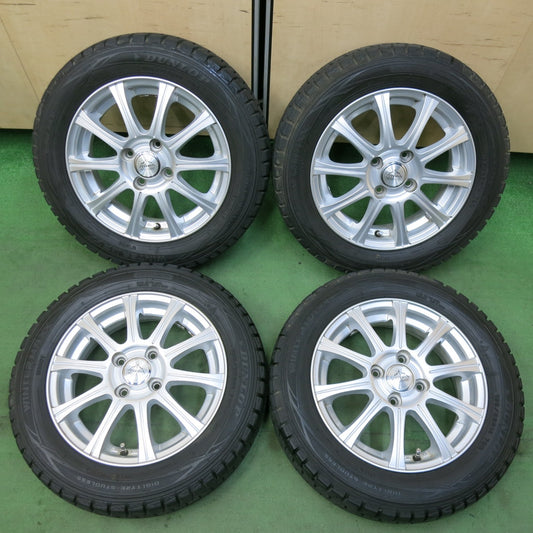 バリ溝！9分★スタッドレス 165/65R14 ダンロップ ウインターマックス WM01 ZELERNA 14インチ ソリオ ハスラー 等 PCD100/4H★5050202SYス