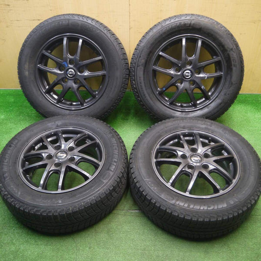 4本価格★日産 C27 セレナ 純正 OP エスティーロ 195/65R15 スタッドレス ミシュラン X-ICE XI3 PCD114.3/5H★5011714Hス