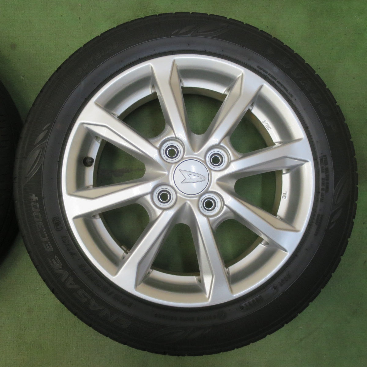 キレイ★ダイハツ タント ムーヴ 等 純正 155/65R14 ダンロップ エナセーブ EC300+ 14インチ PCD100/4H★6051310イノ