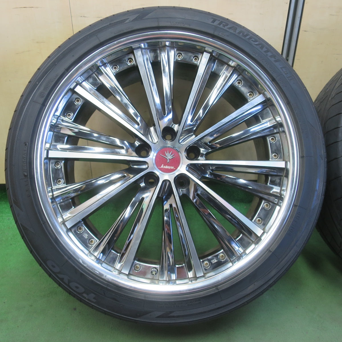 バリ溝！キレイ！9.5分★kranze MAGISS 245/40R20 トーヨー トランパス LuⅡ クレンツェ マジス 20インチ PCD114.3/5H★6051003IMノ