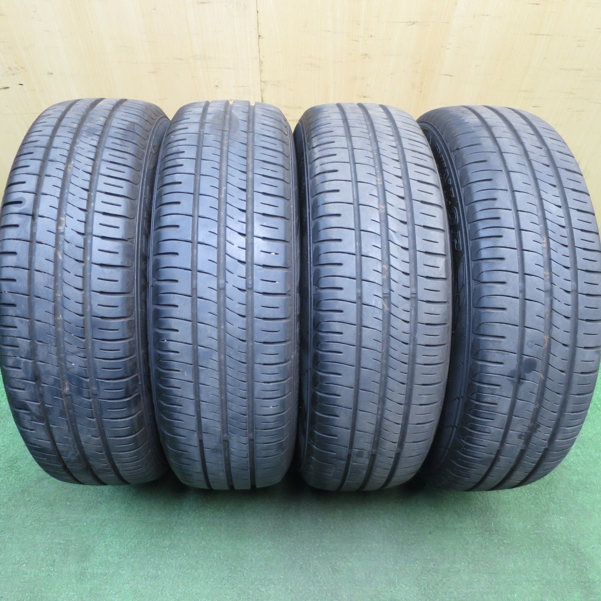 [送料無料] バリ溝！24年！キレイ！9.5分★ホンダ フィット クロスター 純正 185/60R16 ダンロップ エナセーブ EC204 16インチ PCD100/4H★5031012Hノ
