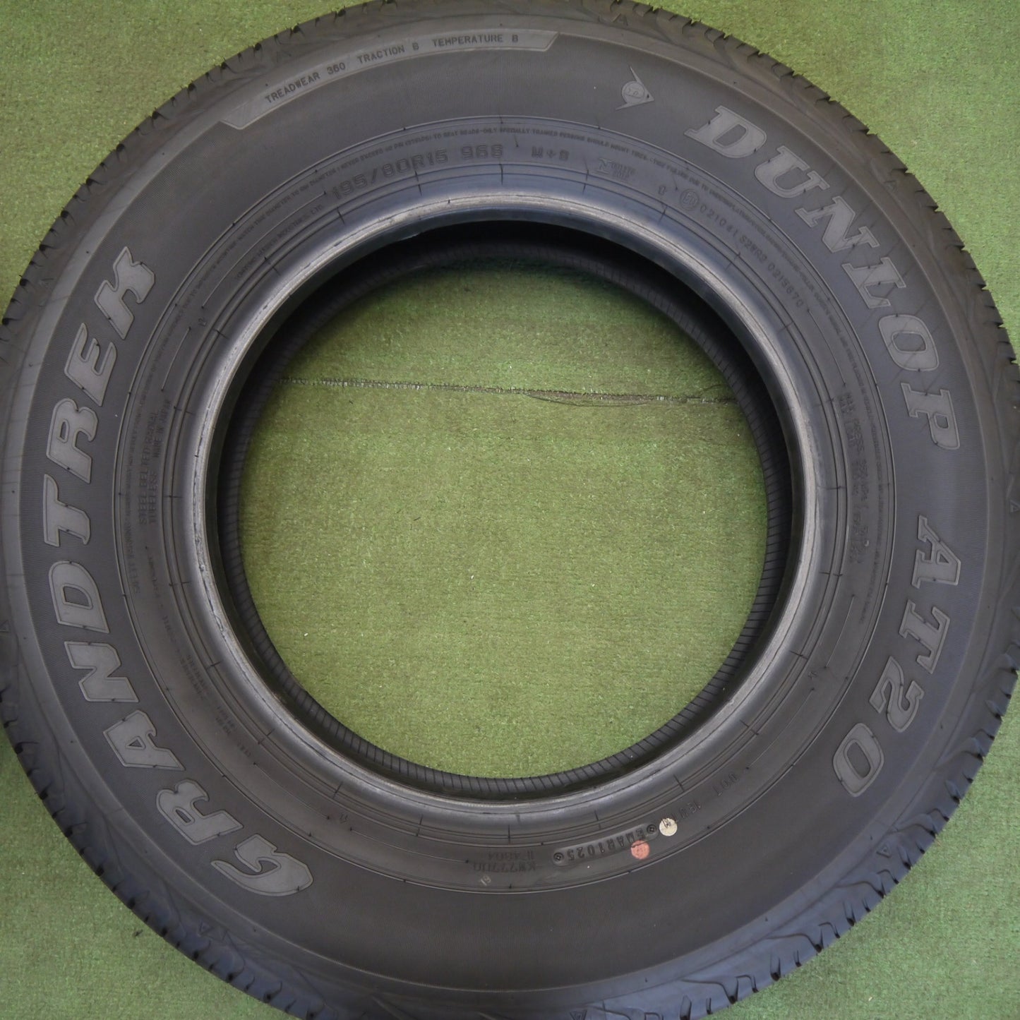 新車外し！25年★195/80R15 ダンロップ AT20 グラントレック タイヤ 15インチ ジムニー シエラ 等★6052010Hノタ