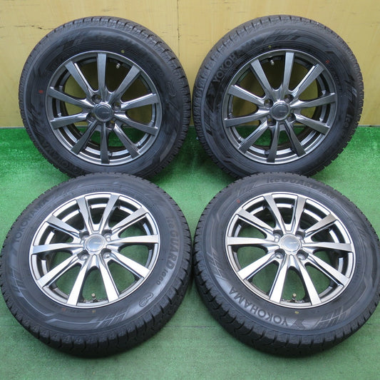 バリ溝！キレイ！9.5分以上★スタッドレス 185/65R15 ヨコハマ アイスガード iG60 GRASS グラス 15インチ PCD100/4H★6021004NJス