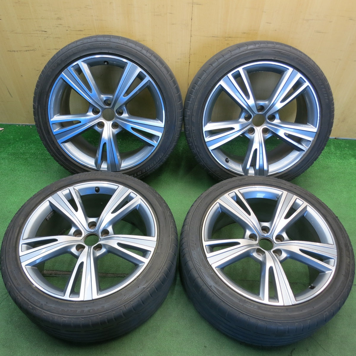 4本価格★アウディ A6 純正 255/40R19 ブリヂストン ポテンザ S001 19インチ PCD112/5H★6052408HAノ