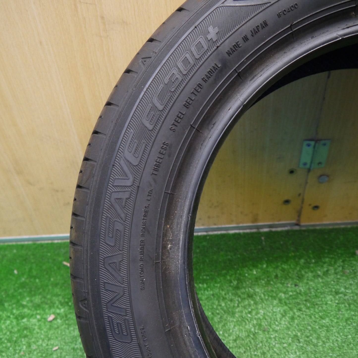 バリ溝！23年！8.5分！1本★155/65R14 ダンロップ エナセーブ EC300+ タイヤ 14インチ N-BOX ワゴンR タント ウェイク ムーヴ 等★6031703Hノタ