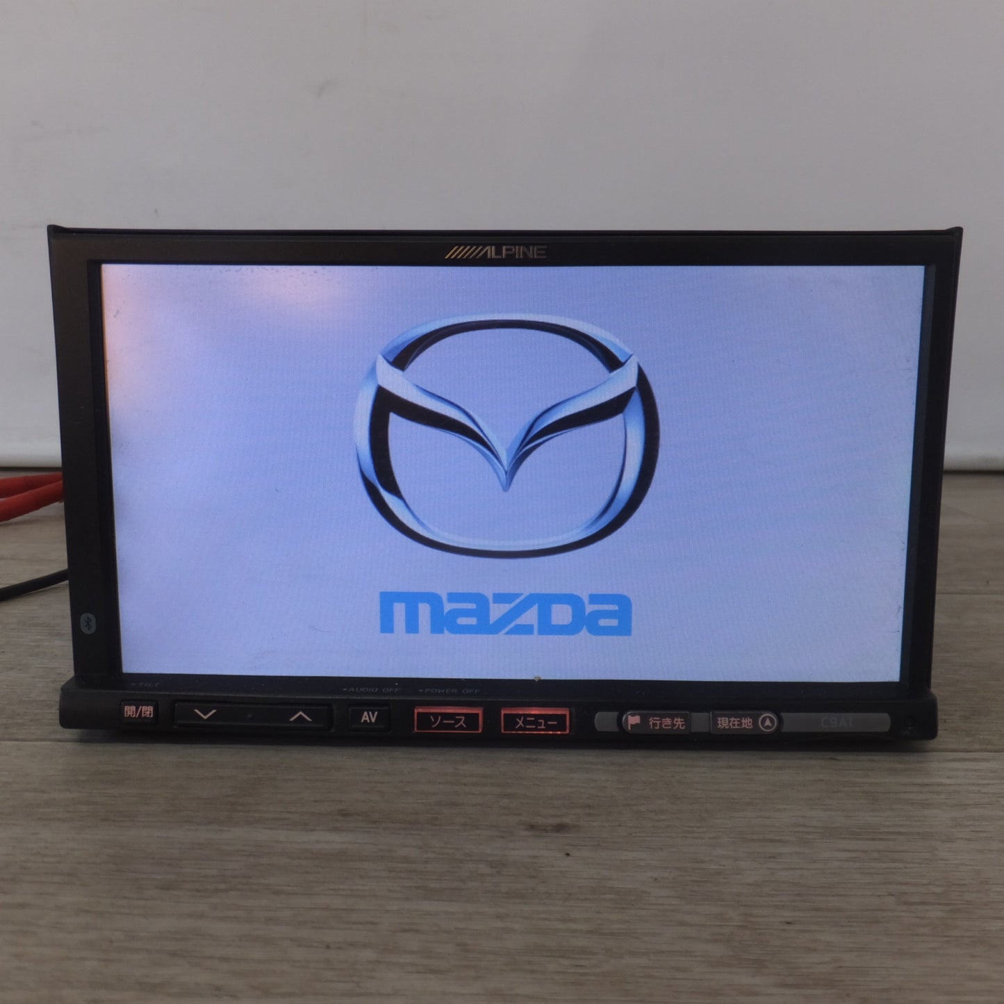 [送料無料] ★アルパイン製 マツダ 純正 リアビジョンナビ HDDナビ VIE-X08M C9A1-V6-650[7-2]★