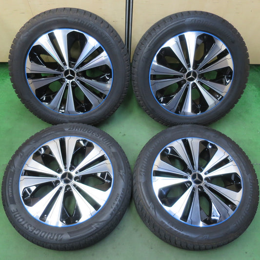 センサー付！バリ溝！21年！キレイ！9.5分★ベンツ N293 EQC 純正 235/55R19 255/50R19 スタッドレス ブリヂストン ブリザック DM-V3 19インチ PCD112/5H★5092703イス