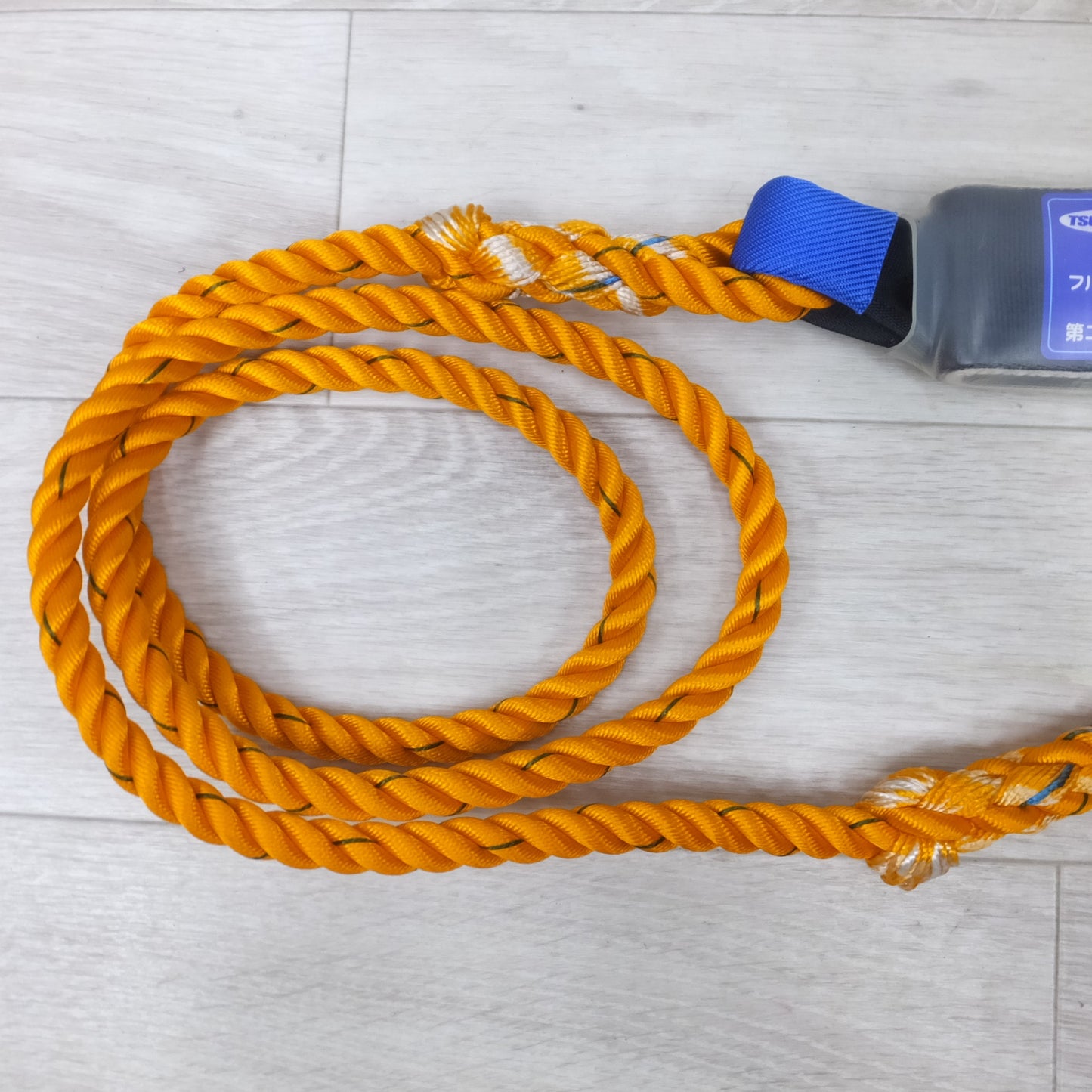 [送料無料] 未使用◆藤井電工 ツヨロン 1丁掛け ロープ式 ランヤード ショック アブソーバ 付きフル ハーネス THL12-112-20110-T2-OR②◆