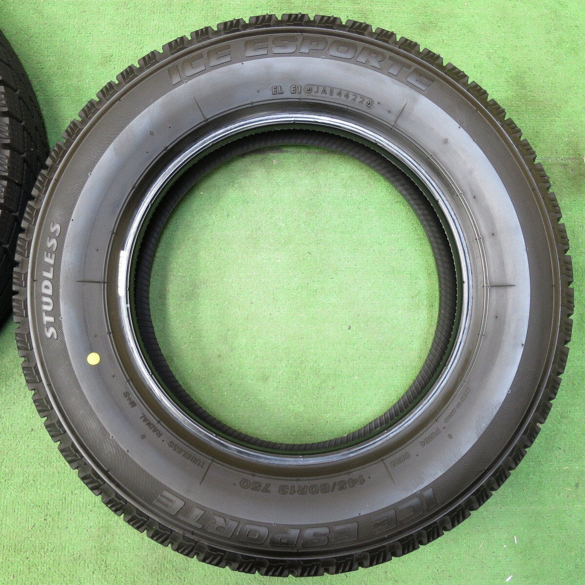 バリ溝！22年！ほぼ10分★スタッドレス 145/80R13 アイスエスポルテ N-BOX モコ MRワゴン ワゴンR 等 軽自動車★4110601イスタ