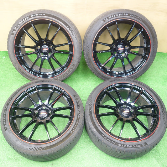 4本価格！22年★RAYS gram LIGHTS GL-57XTREME 235/40R18 ミシュラン パイロット スポーツ5 レイズ グラムライツ 18インチ PCD114.3/5H★5122101KTノ