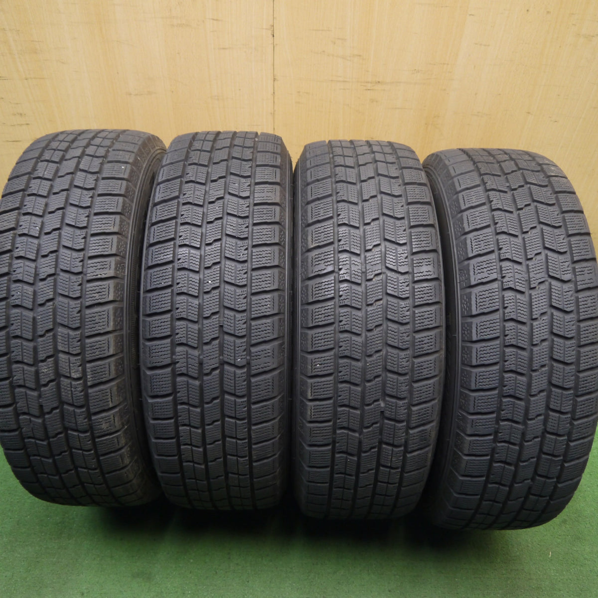 バリ溝！22年！9分◎トヨタ 30系 プリウス 純正 195/65R15 スタッドレス グッドイヤー アイスナビ7 15インチ PCD100/5H◎6091403Hス