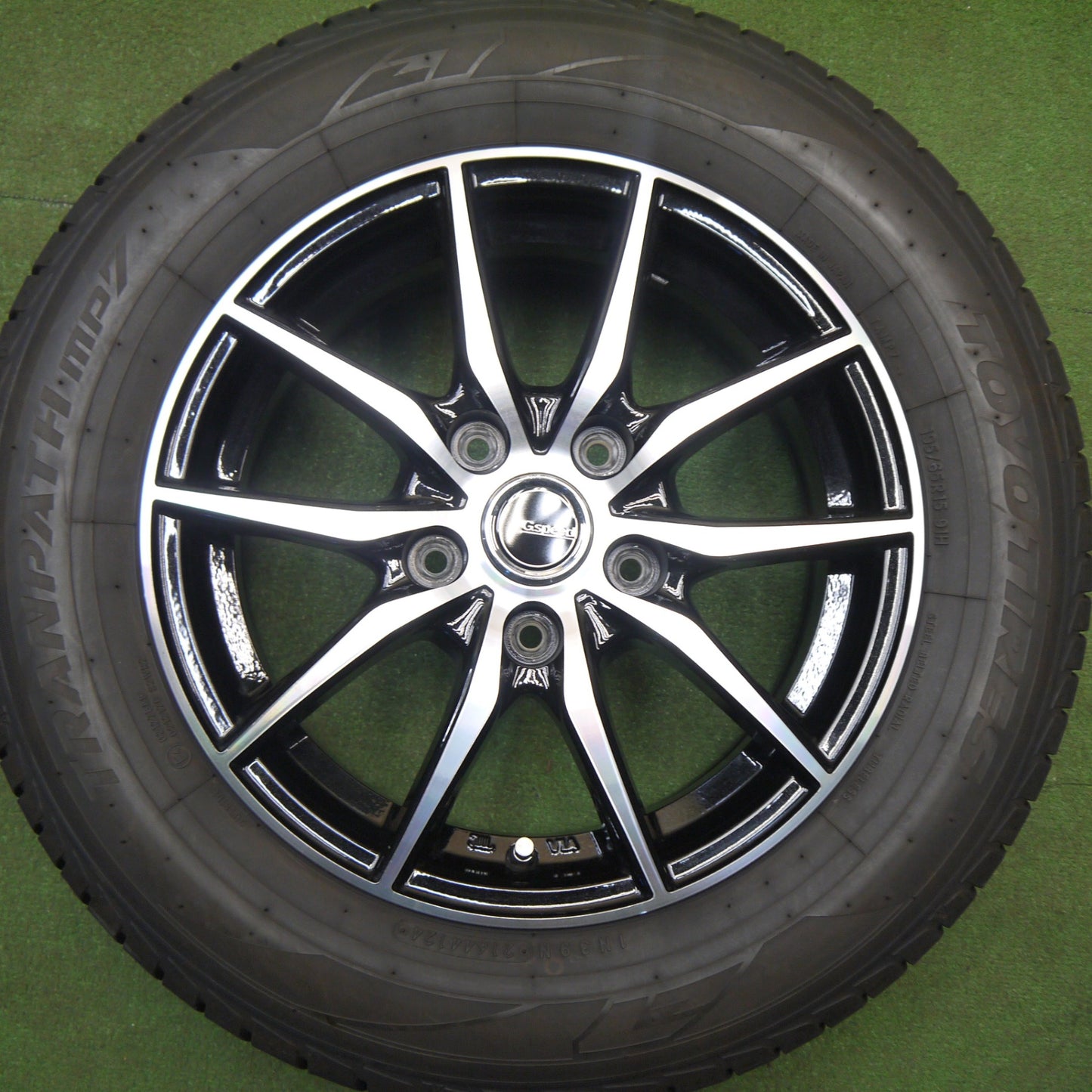 バリ溝！24年！9.5分★195/65R15 トーヨー トランパス MP7 G.speed Gスピード 15インチ PCD114.3/5H★6022005Hノ