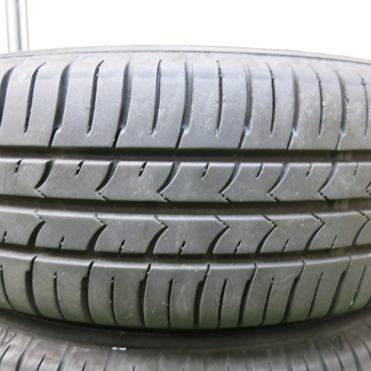 [送料無料] バリ溝！20年！8.5分★ダイハツ タント ムーヴ 等 純正 155/65R14 グッドイヤー EfficientGrip ECO hybrid 14インチ PCD100/4H★4112912SYノ