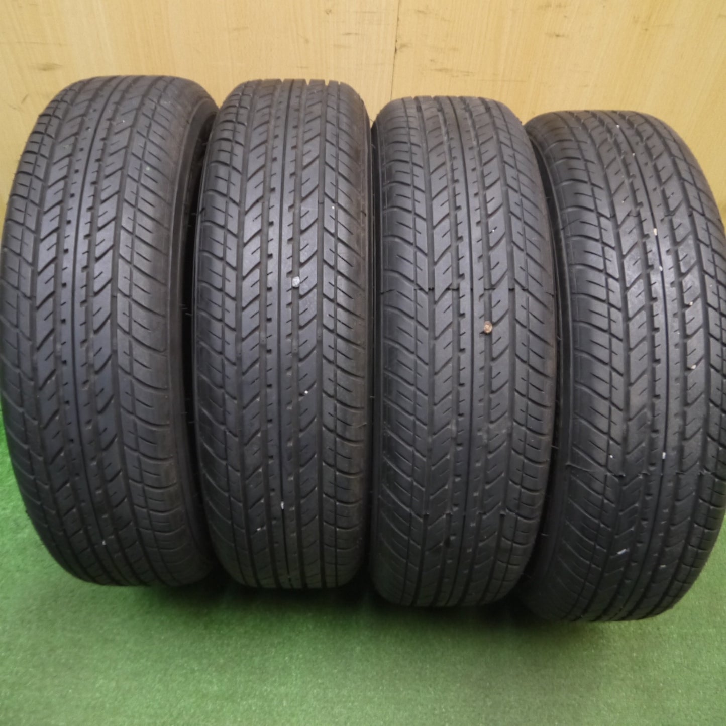 [送料無料] 4本価格！23年★トヨタ ピクシス 純正 スチール 155/65R14 ヨコハマ S306 14インチ PCD100/4H★5012004Hノ
