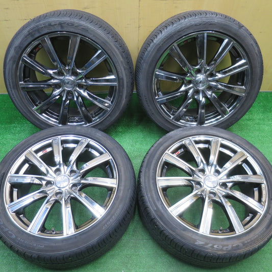 バリ溝！9.5分★LEONIS SL 215/45R17 ネクセン CP672 レオニス 17インチ PCD114.3/5H★5102904NJノ