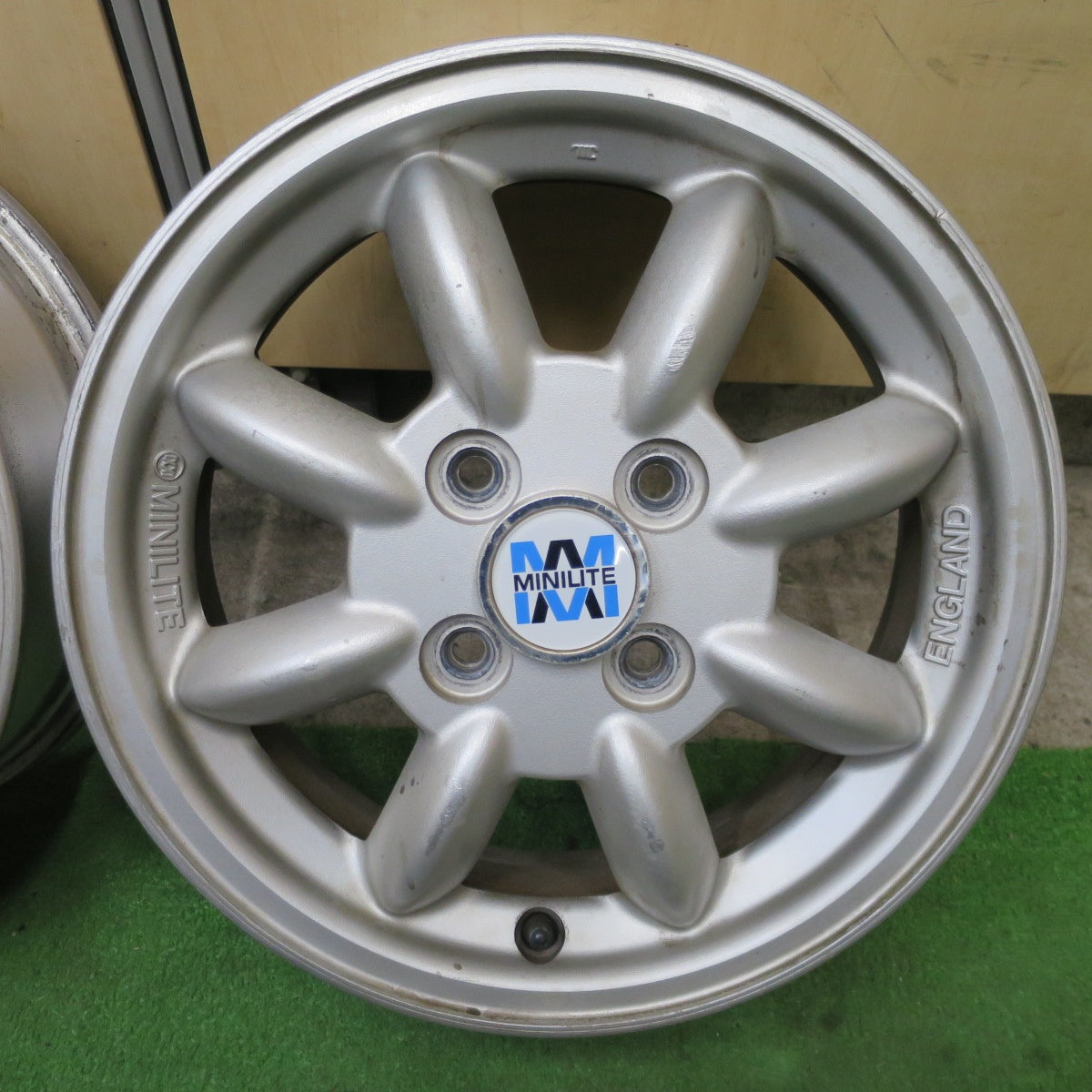 4本価格★MINILITE ミニライト 14インチ ホイール 14×4.5J PCD100/4H★6022001NGホ