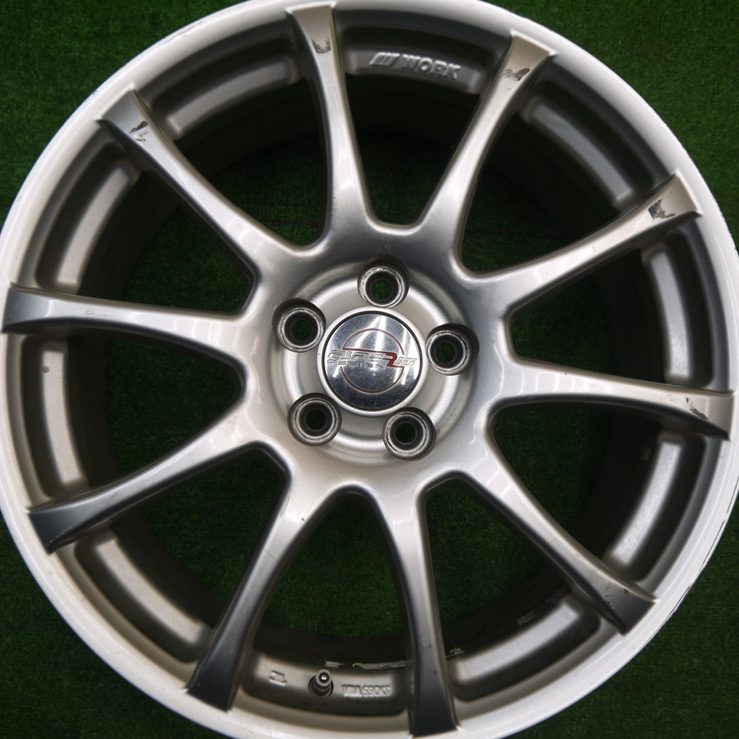 4本価格★プリウス 86 BRZ 等 WORK ESPERIO ワーク エスペリオ 17インチ ホイール 17×7JJ PCD100/5H★5102205Hホ