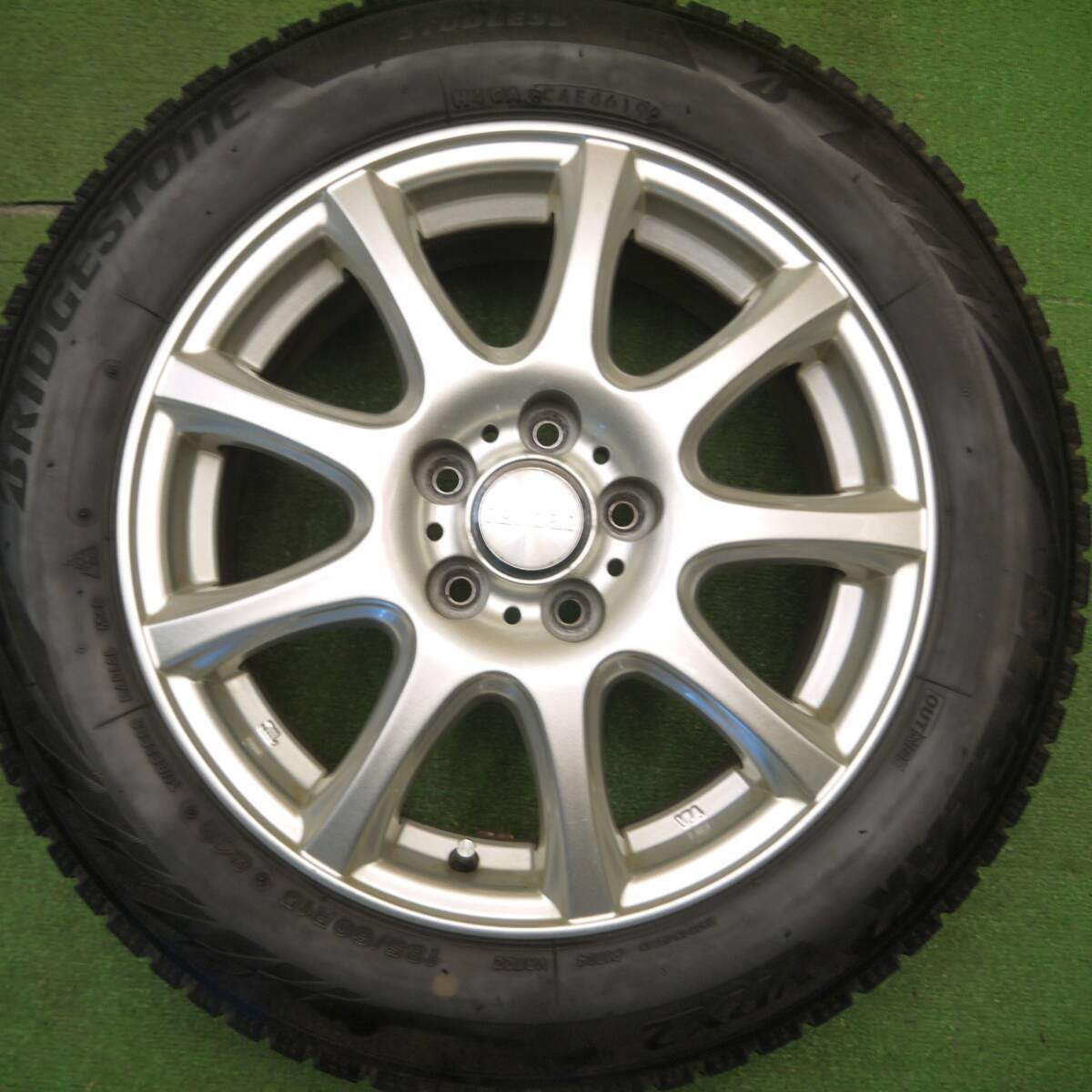 キレイ★シエンタ等 185/60R15 スタッドレス ブリヂストン ブリザック VRX2 DUFACT 15インチ PCD100/5H★5011710Hス