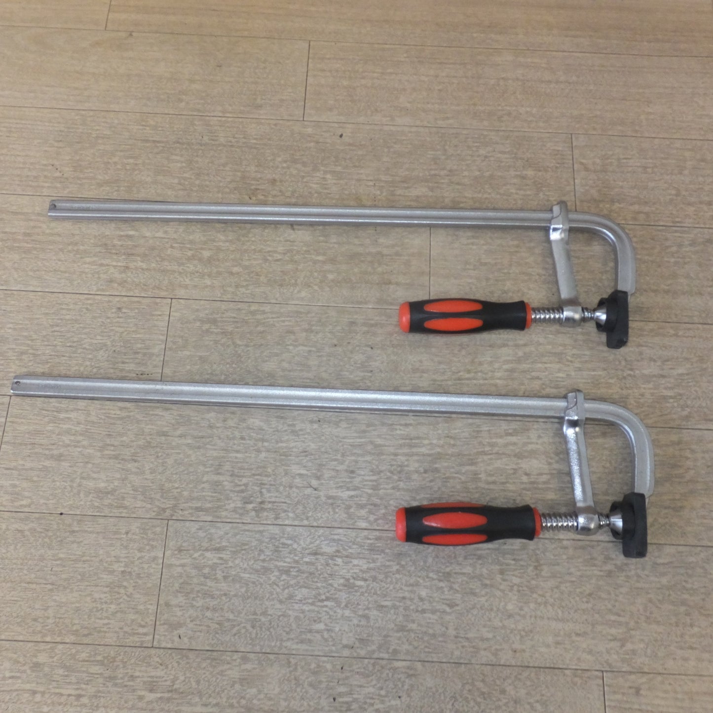 [送料無料] ★F型クランプ メーカー 形式 不明　1200×80mm 2個　450×80mm 2個　セット★