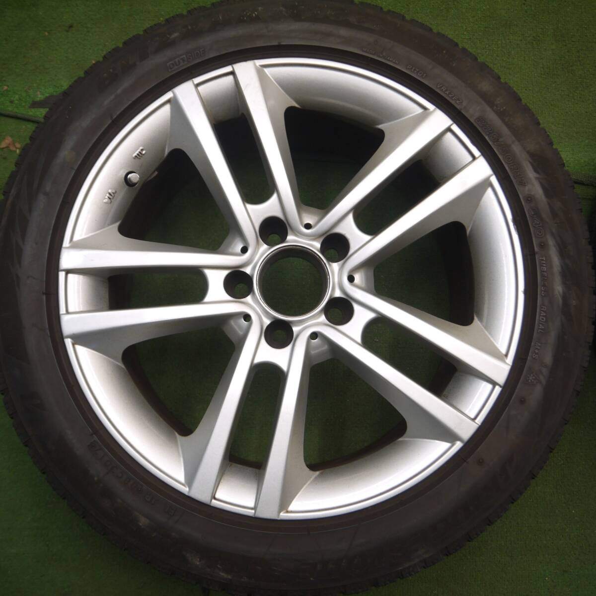 4本価格★アウディ 等 ユーロフォルシュ 225/50R17 スタッドレス ブリヂストン ブリザック VRX2 PCD112/5H★4073001Hス