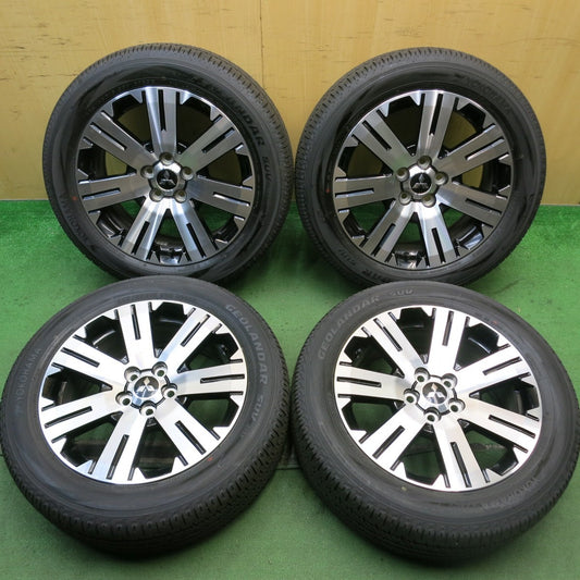 新車外し！24年★三菱 デリカ D:5 純正 225/55R18 ヨコハマ ジオランダー SUV G055 G055E 18インチ D5 PCD114.3/5H★5092005HAノ