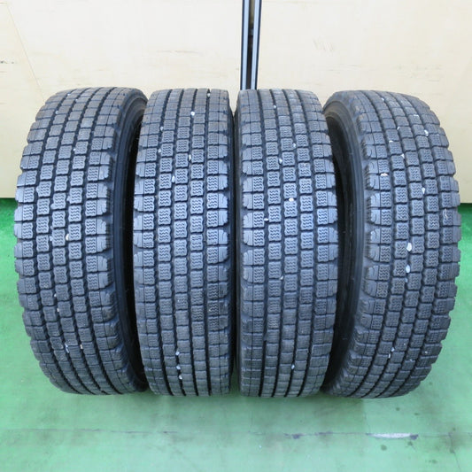 バリ溝！22年！9.5分★トラック タイヤ 225/80R17.5 123/122L スタッドレス ブリヂストン W910 17.5インチ★5021408イスタ