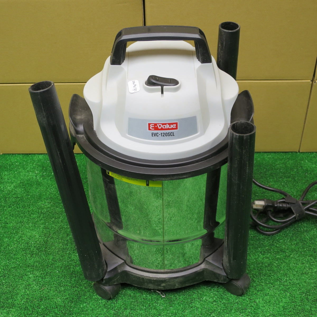 [送料無料] ◆藤原産業 E-Value 乾湿 両用 掃除機 EVC-120SCL 屋内 用 12L 清掃 集塵 集じん イーバリュー◆