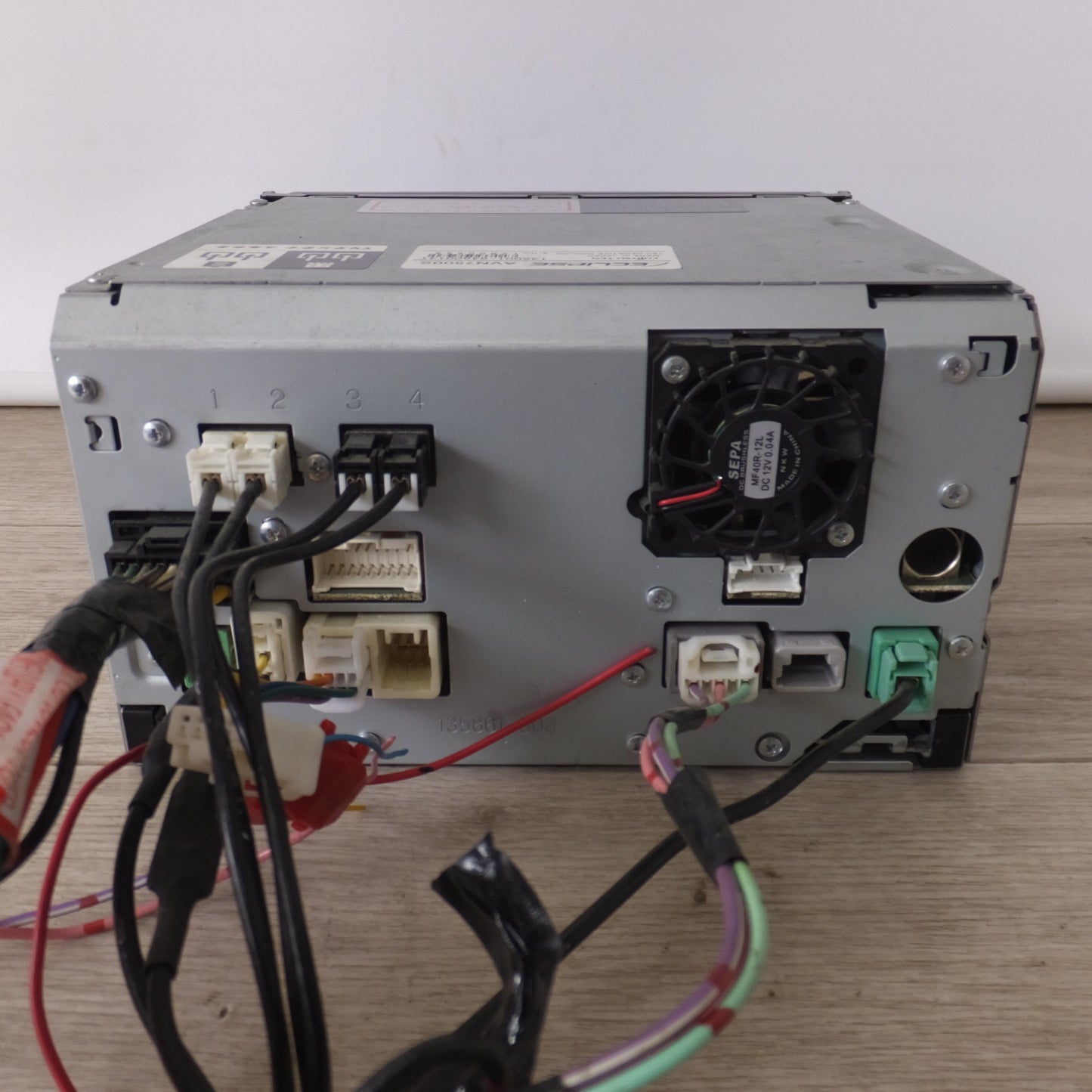 [送料無料] 現状品★富士通テン イクリプス ECLIPSE メモリーナビゲーション AVN7500S　地図SDカード 欠品[37]★