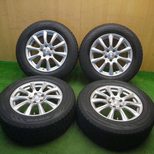 バリ溝！キレイ！9分★スタッドレス 225/65R17 トーヨー ウインター トランパス MK4α JOKER ジョーカー 17インチ PCD114.3/5H★5012107Hス