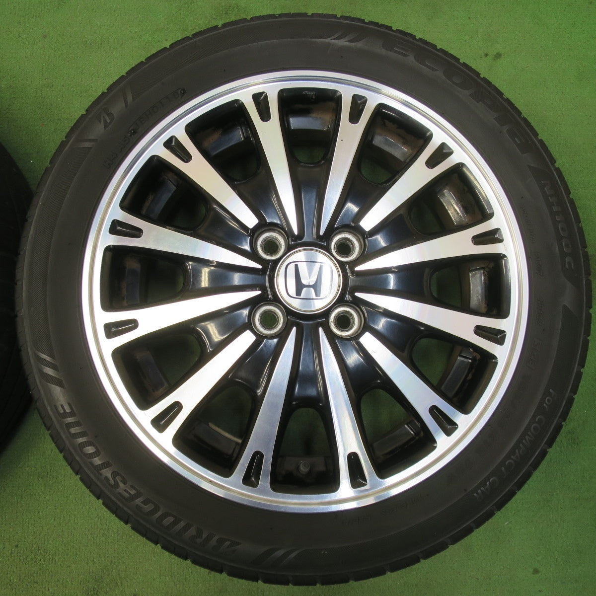4本価格★ホンダ JF1 JF2 N-BOX カスタム 純正 165/55R15 ブリヂストン エコピア NH100C 15インチ PCD100/4H★5101705イノ