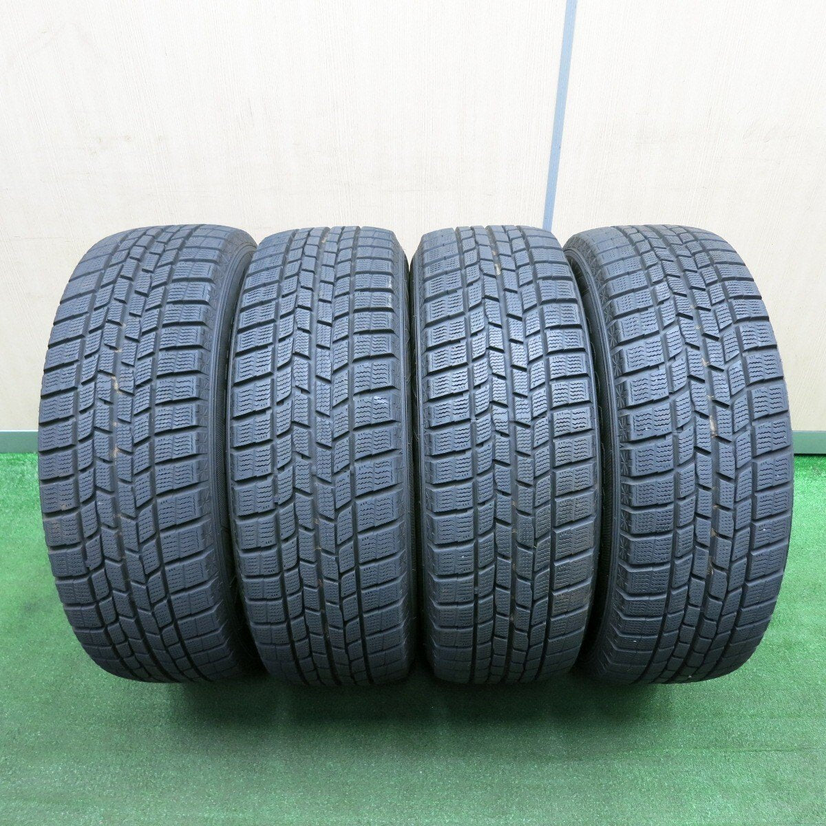 [送料無料] バリ溝！9.5分★スタッドレス 215/65R16 グッドイヤー アイスナビ6 Reverline リバーライン 16インチ PCD100/5H★4041014TNス