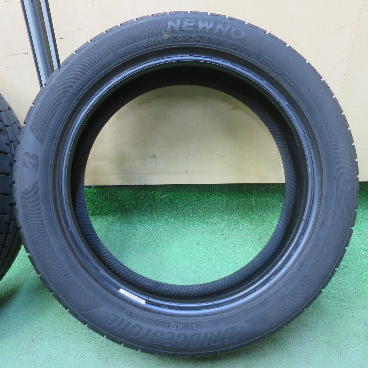 バリ溝！24年！8.5分★165/55R15 ブリヂストン NEWNO ニューノ 15インチ タイヤ デイズ ルークス ekクロス タント スペーシア 等★6071403イノタ