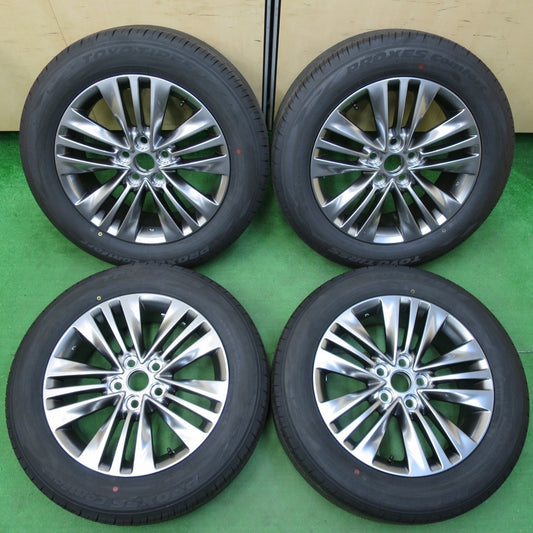 新車外し！24年★トヨタ 40系 アルファード Zグレード 純正 225/60R18 トーヨー プロクセス comfort PCD120/5H★4072001イノ