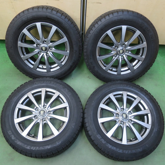 バリ溝！22年！キレイ！ほぼ10分◎スタッドレス 215/60R16 オートバックス ノーストレック N5 MANARAY SPORT マナレイ スポーツ 16インチ PCD114.3/5H◎6081908イス