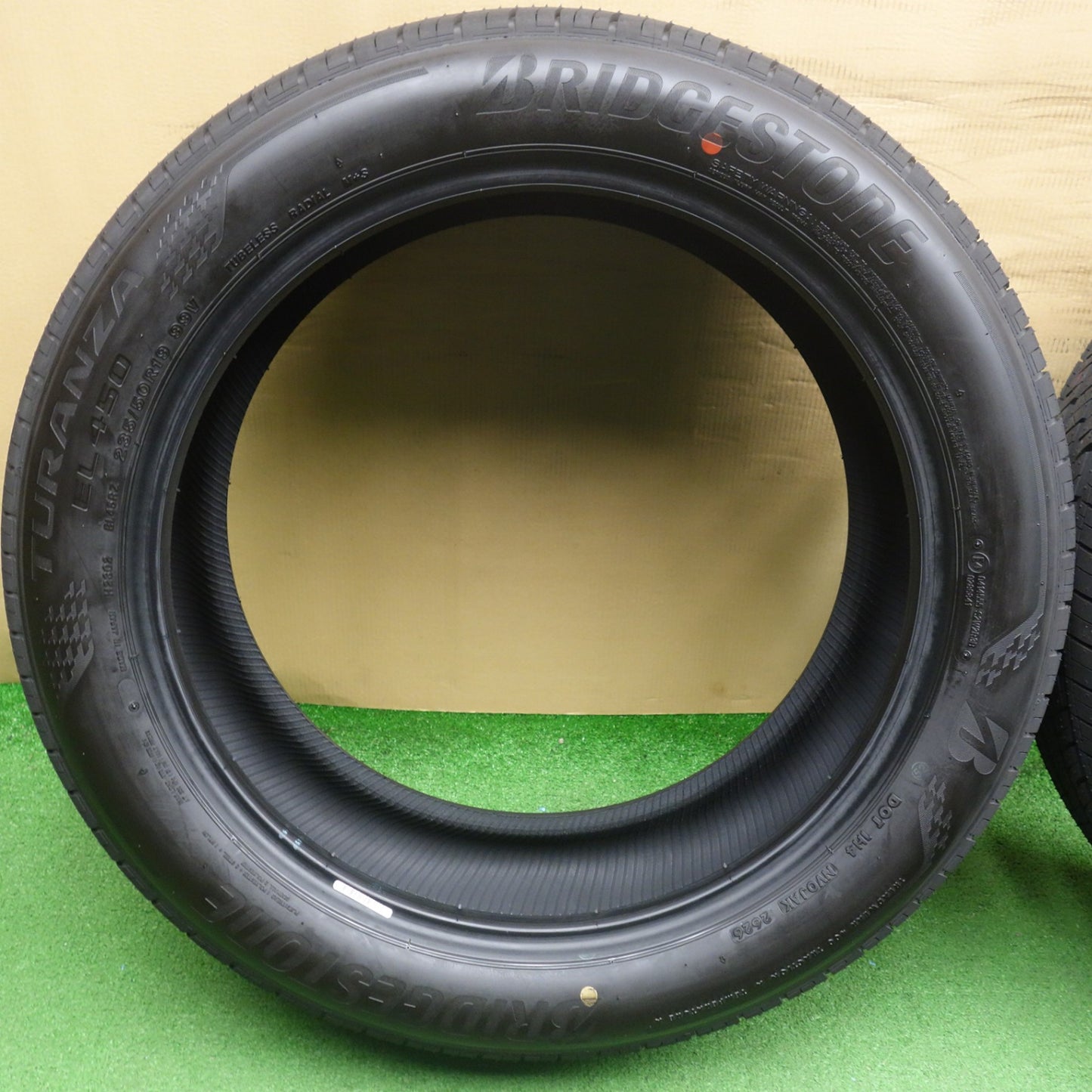 新車外し！26年◎235/50R19 ブリヂストン トランザ EL450 タイヤ 19インチ フォレスター ハリアー エクストレイル 等◎6080801KTノタ