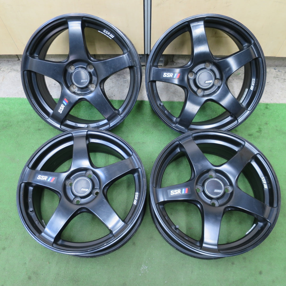 4本価格★SSR GTV01 TANABE 16インチ ホイール タナベ 16×6.5J 16インチ PCD100/4H★6052602NGホ