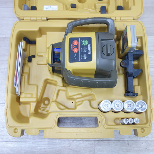 [送料無料] ◆トプコン ローテーティング レーザー RL-H5A スタンダード 受光器 付き LS-80L 乾電池 仕様 作業 屋内 屋外 工事 土木 建設 TOPCON◆