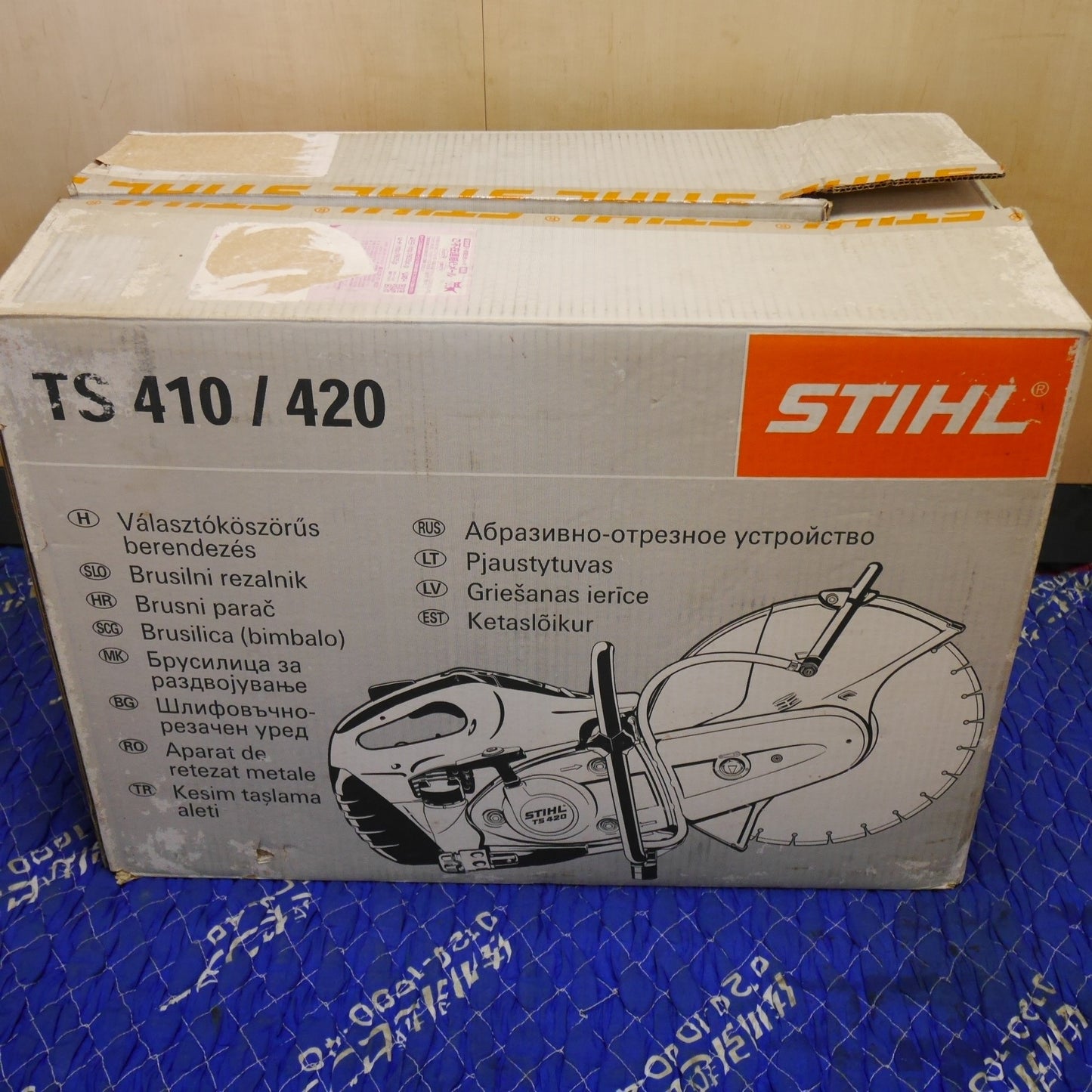[送料無料] 未使用！付属品付き☆STIHL スチール エンジン カッター TS410 切断機 コンクリート カッター 建設 解体 工具☆