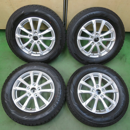 バリ溝！22年！キレイ！ほぼ10分★スタッドレス 215/65R16 ヨコハマ アイスガード iG60 QRASIZ KOSEI クレイシズ 16インチ PCD114.3/5H★6040712イス