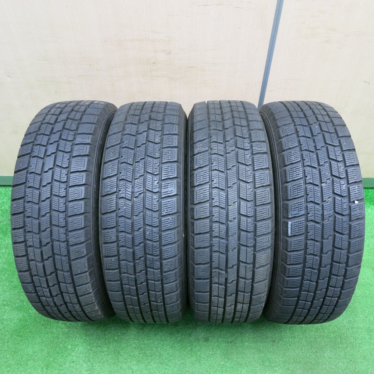 [送料無料] バリ溝！22年！キレイ！9分★スタッドレス 185/65R15 グッドイヤー アイスナビ7 QRASIZ KOSEI クレイシズ 光生 15インチ PCD100/4H★4120601TNス