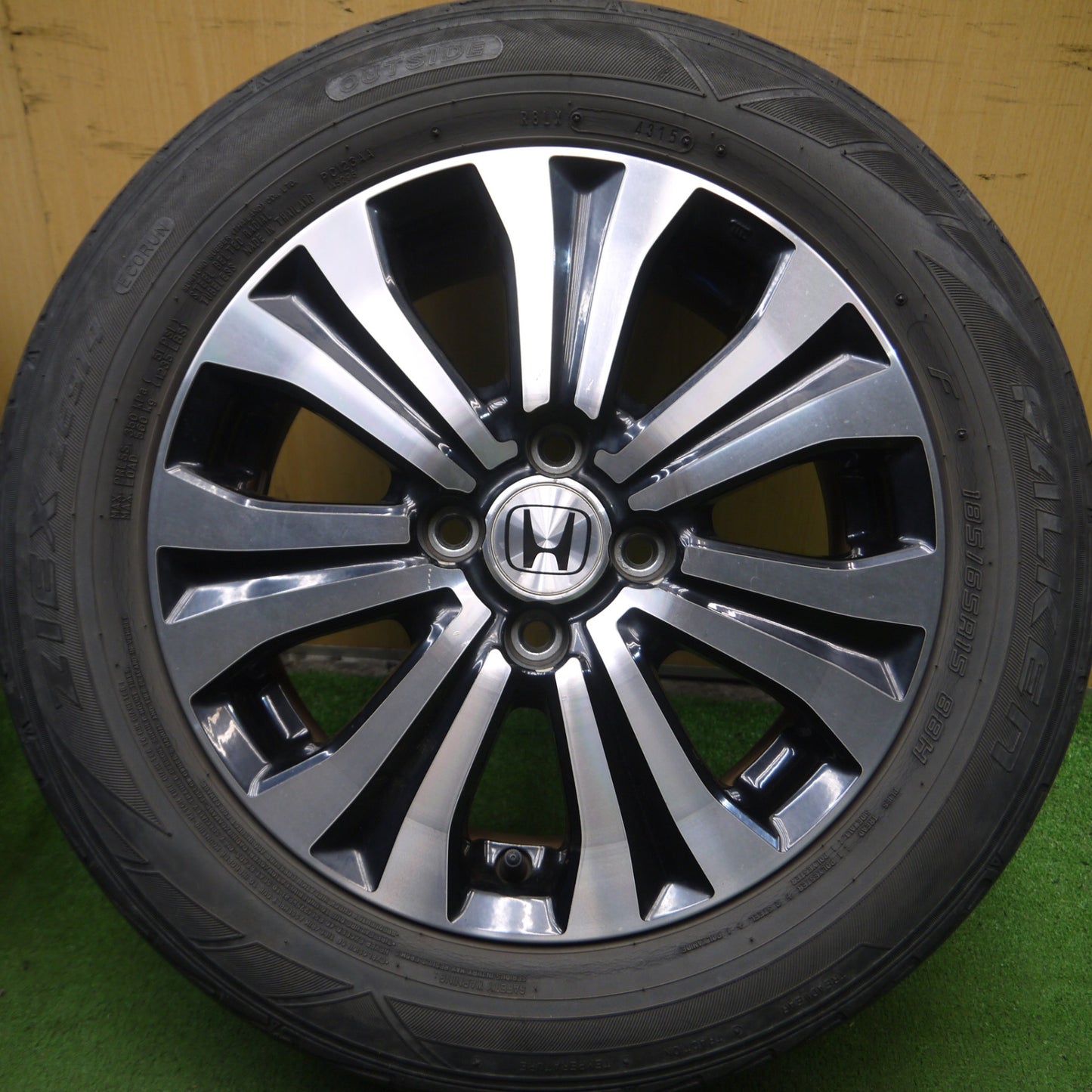 *送料無料* 4本価格★ホンダ フリード 純正 185/65R15 ファルケン ジークス ZE914 15インチ PCD100/4H★4050803Hノ
